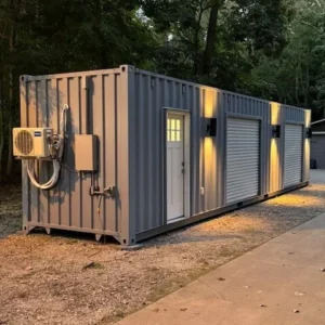 40ft High Cube Shipping Container Flex Space: Workshop, Shed, or Pool House