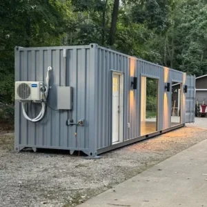 40ft High Cube Shipping Container Flex Space: Workshop, Shed, or Pool House