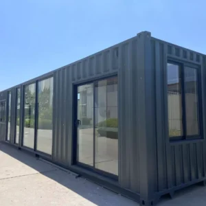 Premium 40’ Shipping Container Homes – Available in Blue & Grey