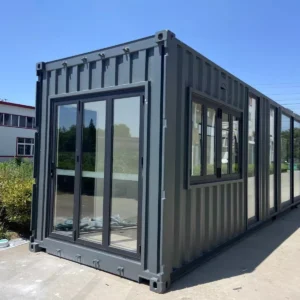 Premium 40’ Shipping Container Homes – Available in Blue & Grey