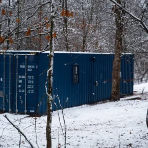 Luxury Shipping Container Homes (40’ x8’x 9’6” Tall) Two Blue, Two Grey