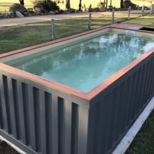 20ft Shipping Container Swimming Pool – Ready for Your Backyard Oasis!